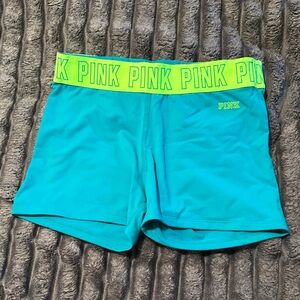 PINK Victoria's Secret Bright Blue Athletic Shorts